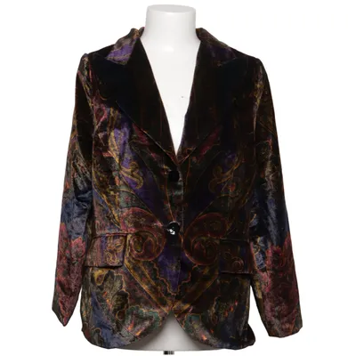 Blazer (Blue, Multicolored) from Renzo Silk, Viscose