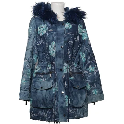 Parka (Bleu, Multicolore) de 101 Idees Coton, Élasthane