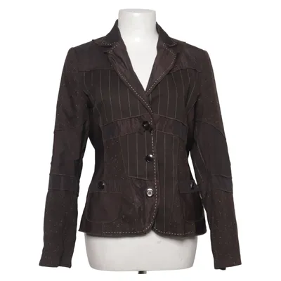 Blazer (Bruin) van Biba Elastaan, Metallvezel, Polyester, Viscose, Wol