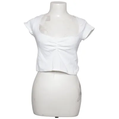 Crop Top (Weiß) von Urban Outfitters Elasthan, Polyamid