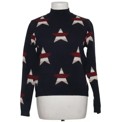Trui (Blauw, Rood, Beige) van Maison Kitsuné Kasjmier, Merinowol