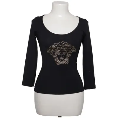 Langærmet t-shirt (Sort) fra Versace