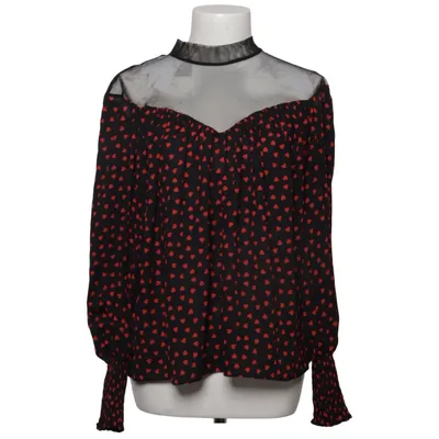 Blouse (Zwart, Rood) van Le Group Polyester