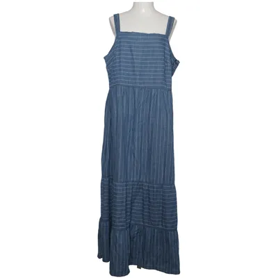Robe longue (Bleu) de Pure by Ulla Popken Coton biologique