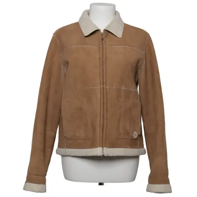 Shearlingjacka (Brun) från s.Oliver Premium Mocka, Päls, Ull