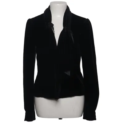 Jacke (Schwarz) von Wrap Seide, Viskose