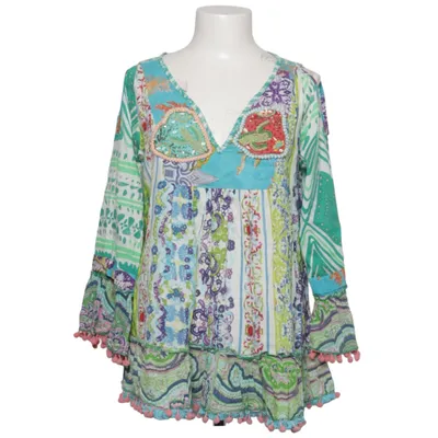 Tunika (Grün, Blau, Mehrfarbig) von Antica Sartoria Baumwolle