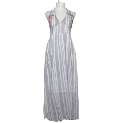 Halterneck dress (Blue, White) from Raga Cotton