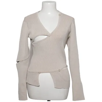 Cardigan (Beige) from Jacquemus Elastane, Linen, Polyamide, Viscose