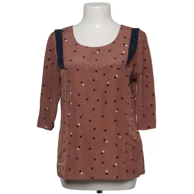 Bluse (Brun, Pink, Blå) fra Miss Patina Silke, Viscose