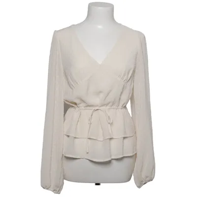 Blouse (Wit) van Karo Kauer x NA-KD Polyester