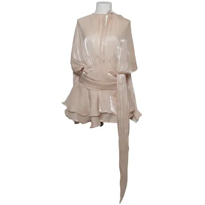 Jurk (Beige) van Vegas Zijde