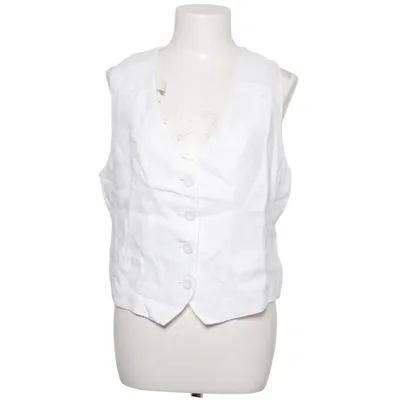 Suit vest (White) from 120% Lino Cupro, Linen