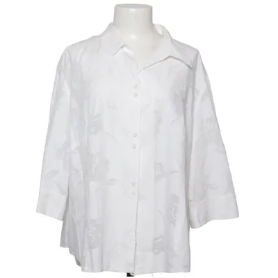 Shirt (Wit) van Lebek Collection Katoen, Polyester