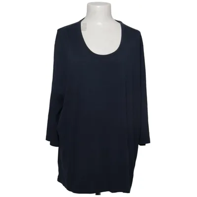 Langærmet t-shirt (Blå) fra Malva Elastan, Viscose