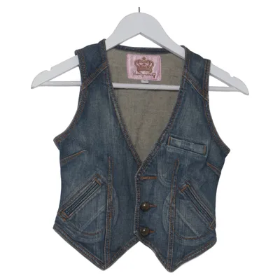 Jeansweste (Blau) von Heart Quake Baumwolle, Elasthan