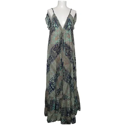 Maxi dress (Blue, Multicolored) from Artesania