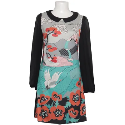 Robe (Noir, Multicolore) de Yumi Élasthane, Polyester