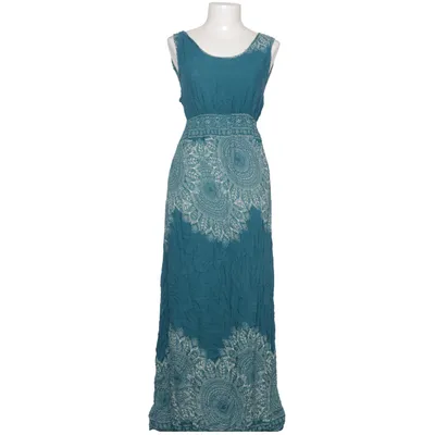 Maxi dress (Blue, White) from Contro Corrente Viscose