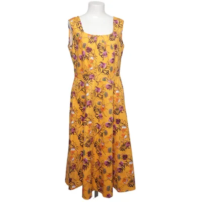 Kleid (Gelb, Lila, Mehrfarbig) von Lady Vintage Baumwolle, Elasthan