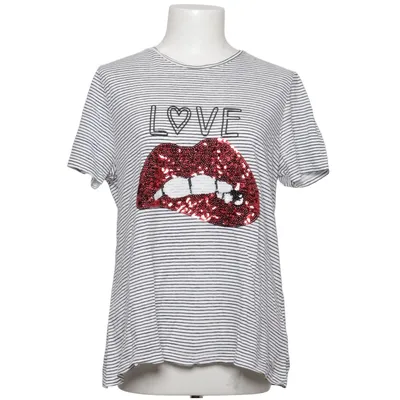 T-shirt (Vit, Svart, Röd) från Jette Bomull