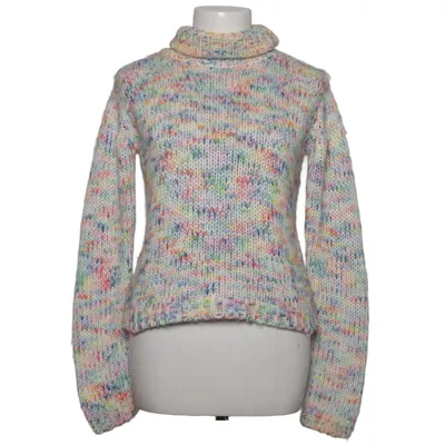 Turtleneck (Hvid, Flerfarvet) fra Yadou Akryl