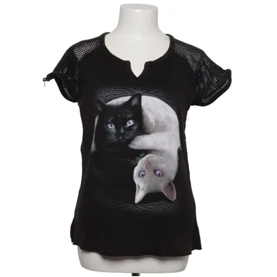 T-shirt (Black) from Spiraldirect Cotton