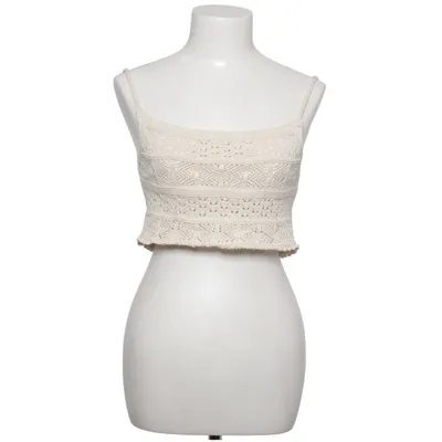 Crop top (White) from Zara Cotton