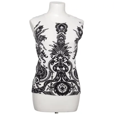 Pull sans manches (Noir, Blanc) de Imagini Élasthane, Polyamide, Viscose