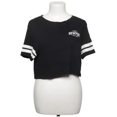 T-shirt (Zwart, Wit) van Terranova Katoen