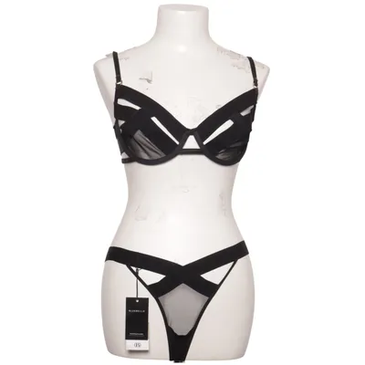 Ondergoed set (Zwart) van Bluebella Bamboo, Elastaan