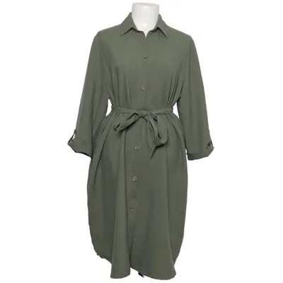 Robe chemise (Vert) de Manda Coton, Élasthane