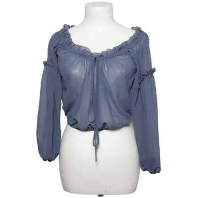 Blouse (Blue) from Iva Nikolina x NA-KD Polyester