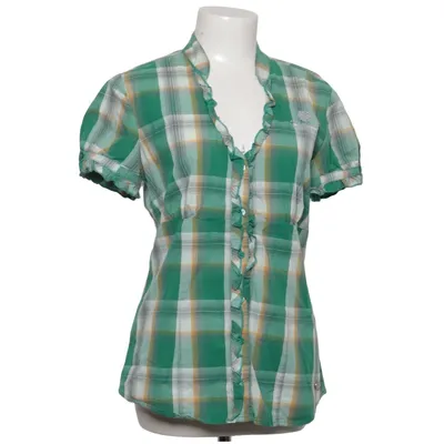 Chemise à manches courtes (Vert, Blanc, Jaune) de Love Japan Coton, Élasthane