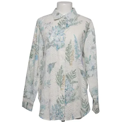 Blus (Vit, Blå, Grön) från Adiva Bomull, Polyester