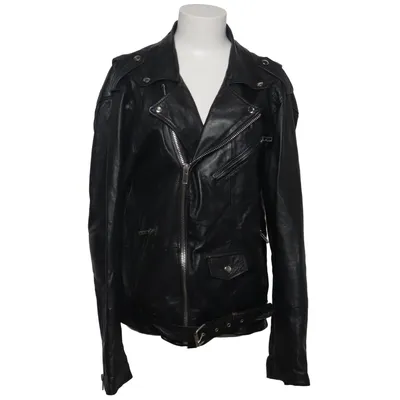 Bikerjacka (Svart) från Pelechecoco Skinn, Polyester