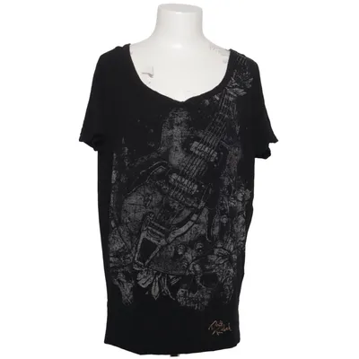 T-shirt (Black) from Rock Rebel Elastane, Viscose