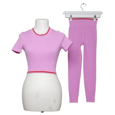 Træningssæt (Lilla) fra H&M Sport Elastan, Polyamid