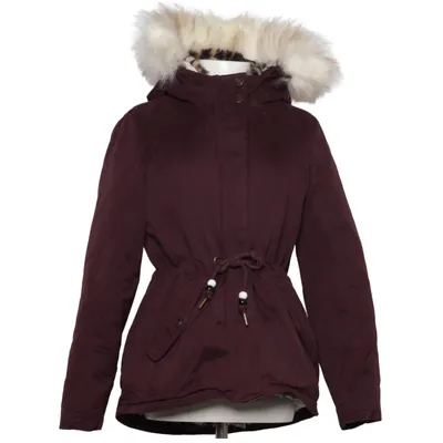 Parka (Purple) from Mymo Acrylic, Cotton, Polyamide, Polyester