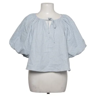 Bluse (Blå, Hvid) fra Lewis Melly Bomuld, Polyester, Viscose