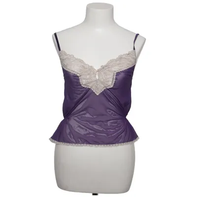 Pyjamatop (Lila, Wit) van Beauty Elastaan, Polyamide