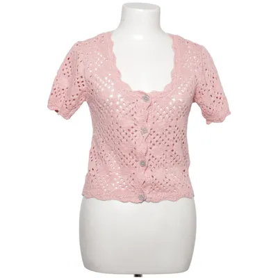 Strickjacke (Pink) von Monki Acryl, Baumwolle