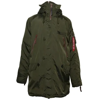 Parka (Grøn) fra Alpha Industries Polyamid, Polyester