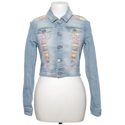 Denim jacket (Blue, Multicolored) from By Henry Holland Cotton, Elastane, Polyester