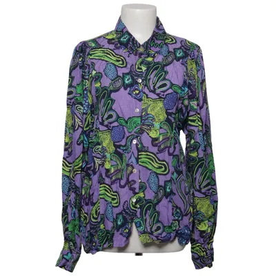 Blouse (Purple, Multicolored) from Pom Amsterdam Viscose