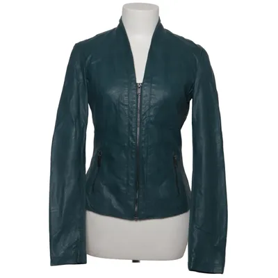Jakke (Blå) fra Flame Polyester, Polyurethan, Viscose