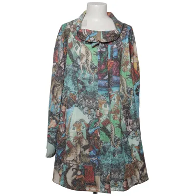 Jacket (Multicolored) from Transparente Polyester, Viscose