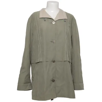 Regnfrakke (Grøn, Beige) fra City Style Polyester