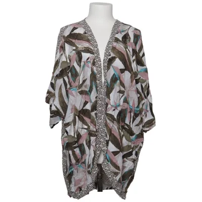 Kimono (Hvid, Flerfarvet) fra Gina Laura Viscose