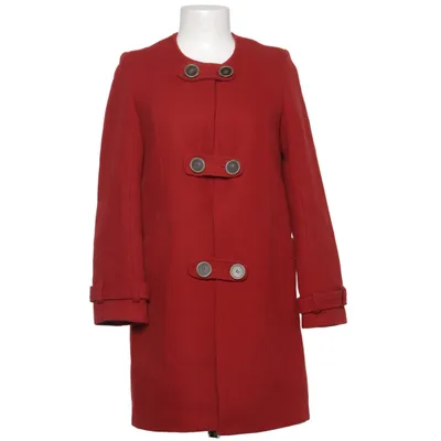 Coat (Red) from Hakei Polyamide, Polyester, Wool
